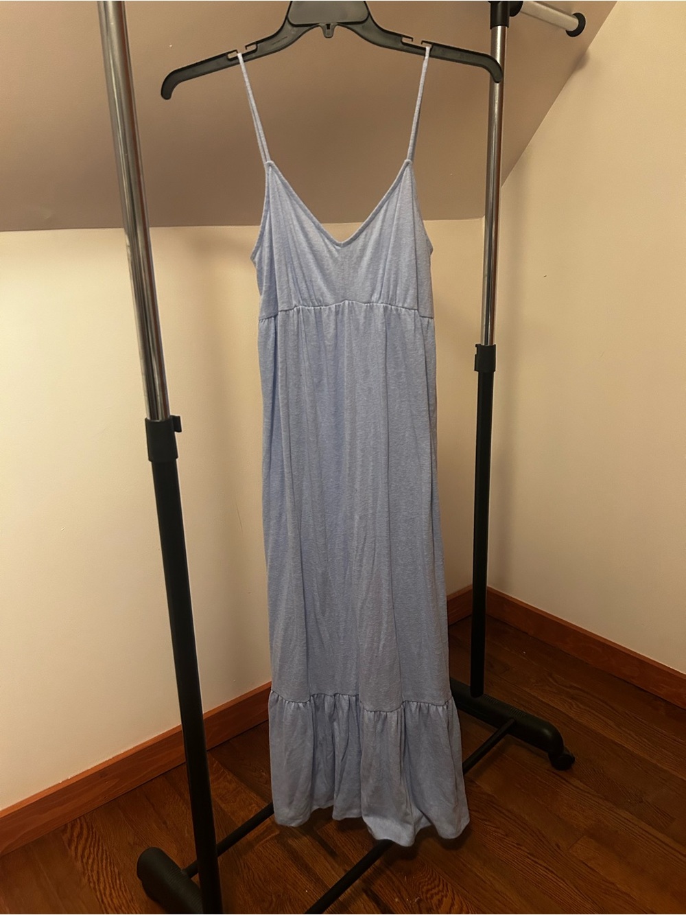 Primark Light Blue Spaghetti Strap Beach Coverup Dress